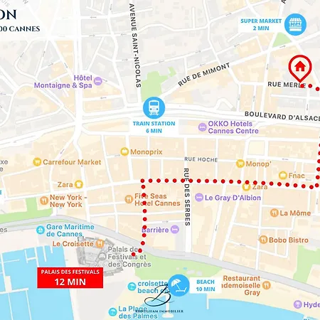 Le Cocon - 2 Pieces Centre - Terrasse Канны